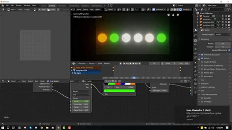 How To Create And Animate Random Color In Blender 280 Youtube