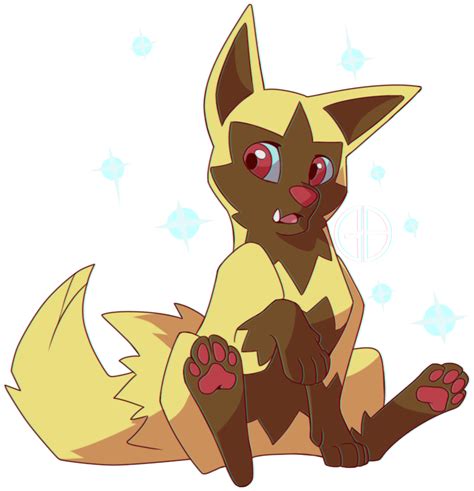 Shiny Poochyena by TheGlitchyDemon on DeviantArt