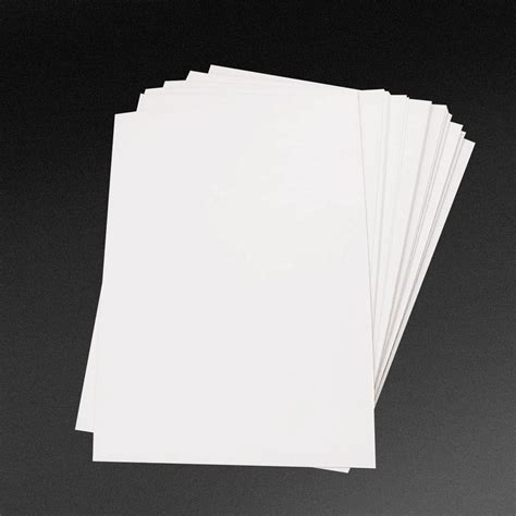 White Kraft Cardstock Paper for DIY Projects and Crafts - Thick 230gsm