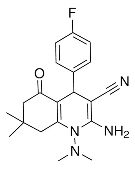 2 AMINO 1 DIMETHYLAMINO 4 4 FLUOROPHENYL 7 7 DIMETHYL 5 OXO 1 4 5 6