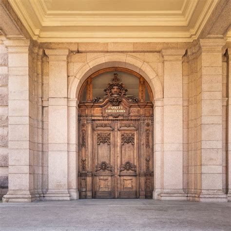 Side Entrance Of Royal Swedish Opera House Swedish Kungliga Operan