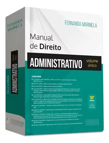 Manual De Direito Administrativo Volume Único Capa Dura Frete grátis