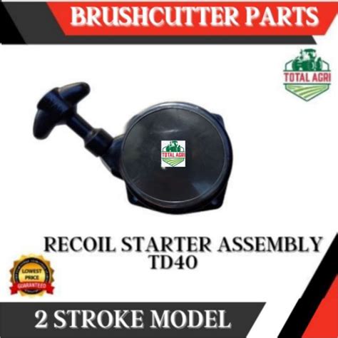 Recoil Starter Assembly 2 Stroke Grass Cutter Brush Cutter Td40 Model Shopee Singapore