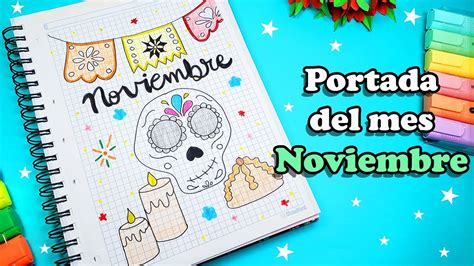 Portada Del Mes De Noviembre 🌟 Cuaderno Bonito Y Organizado Cover Of