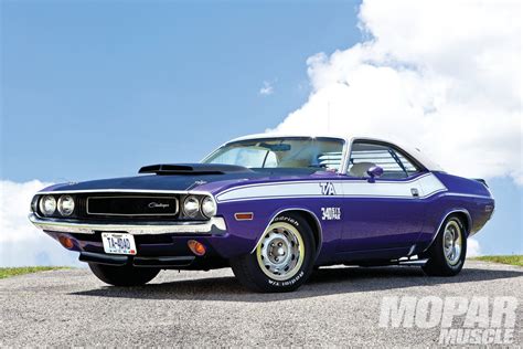 1973 Dodge Challenger Plum Crazy Ta Bouncing Back Mopar Muscle