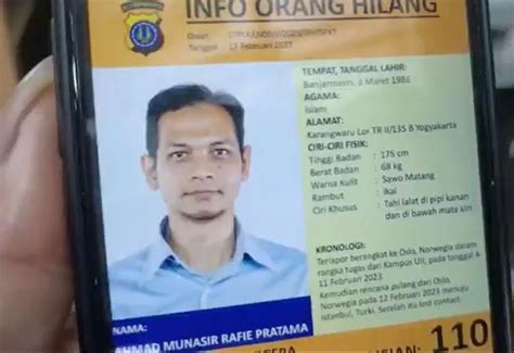 Polri Pastikan Dosen UII Ahmad Munasir Tidak Hilang