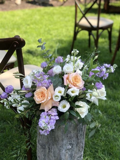 Peach And Lavender Wedding Flowers Lavender Wedding Flowers Lavender