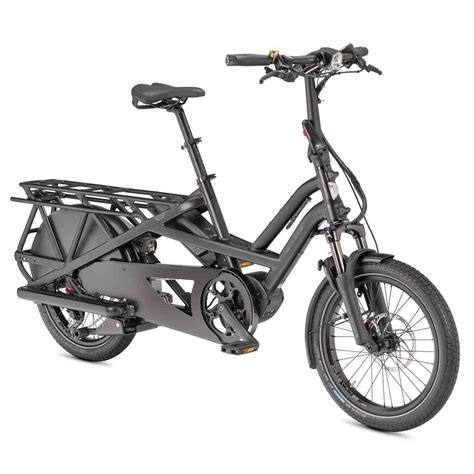 GSD S10 Satin Black Cargos Velo Electrique TANDEM Lausanne Et