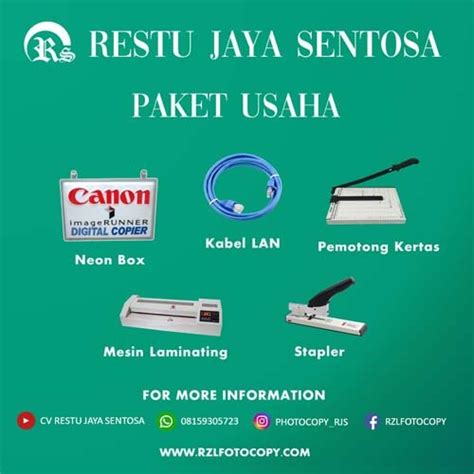 Mesin Fotocopy Murah Bergaransi CV Restu Jaya Sentosa