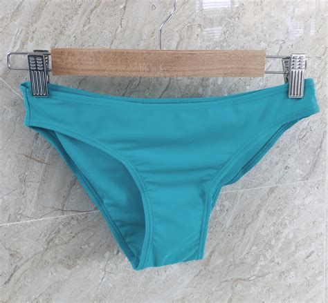 Calzón Para Bikini Sexy Con Moño Color Acqua Y Blanco Mercado Libre
