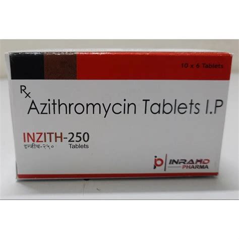 Inzith Azithromycin Tablet At Rs Box Azithromycin Tablets In