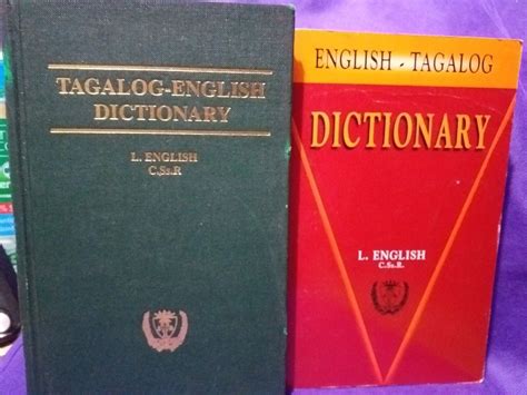 ENGLISH-TAGALOG DICTIONARY/TAGALOG-ENGLISH DICTIONARY SET, Hobbies ...