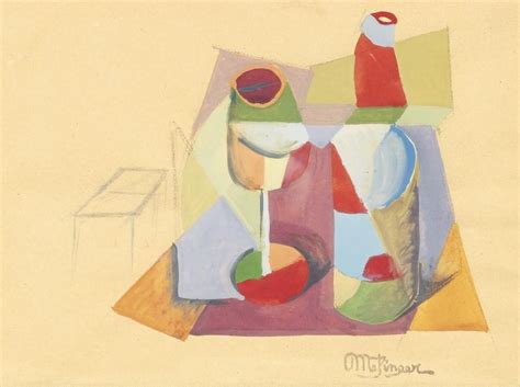 Jean Metzinger Bouteille Et Verre Mutualart