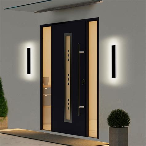 JIAH Modern Exterior Lights for House - 39.4inch Long Strip Outdoor ...