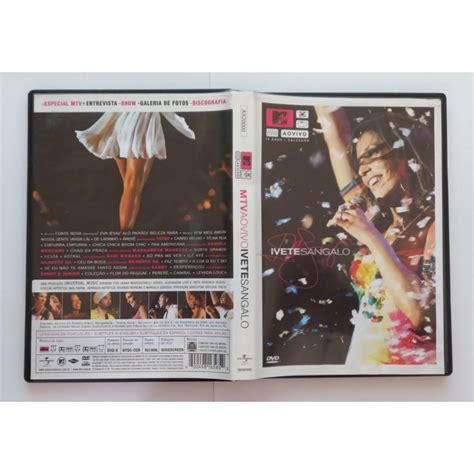 DVD Ivete Sangalo MTV Ao Vivo Shopee Brasil