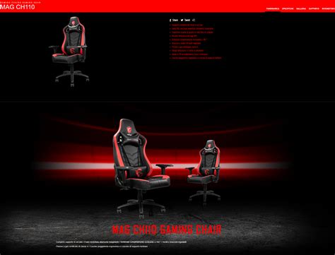 MSI Gaming Chair MAG CH 110 Ryzen Edition stare comodi non è una