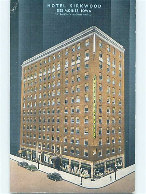 Linen Hotel Scene Des Moines Iowa Ia B United States Iowa Des