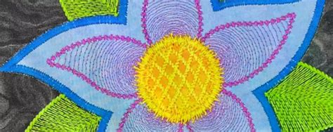 Digitize A Specialty Fill Flower Embroidery Design