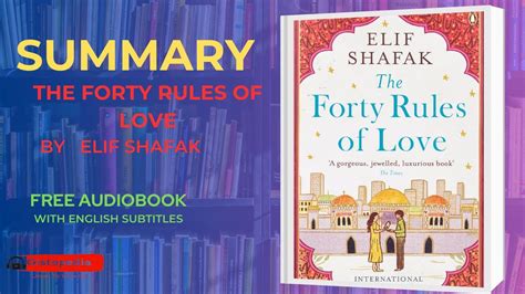 Summary Of The Forty Rules Of Love By Elif Shafak Audiobook With