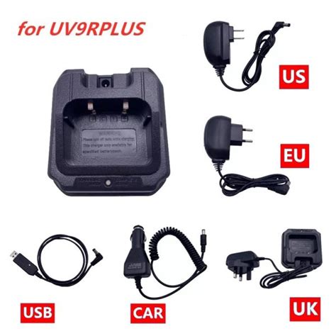 Baofeng Uv R Plus Eu Us Uk Au Usb Car Battery Charger For Baofeng Uv