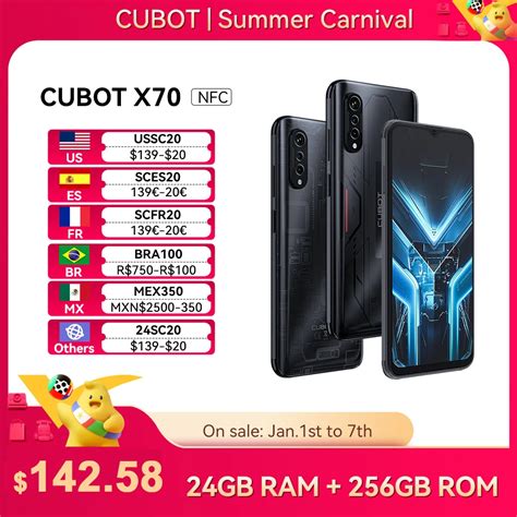 Cubot X70 - Full phone specifications