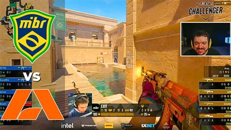 MIBR VS APEKS ESL CHALLENGER MELBOURNE 2024 SEMIFINAIS ANUBIS MAPA