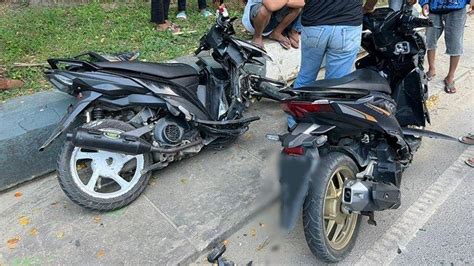 Kecelakaan Maut Tadi Pukul 06 30 Wib Seorang Pemuda Tewas 2 Vario