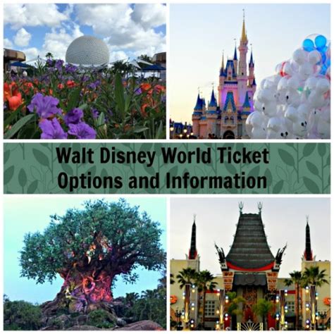 Walt Disney World Tickets | Options and Information