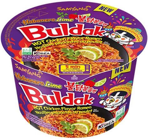 Samyang Habanero Lime Buldak Chicken Flavor Ramen Big Bowl