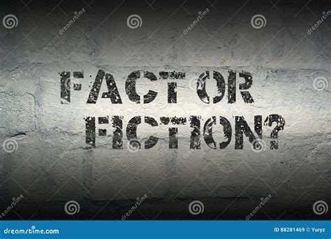 Fact Vs Fiction Sign Represents Authenticity Versus Rumor And Deception