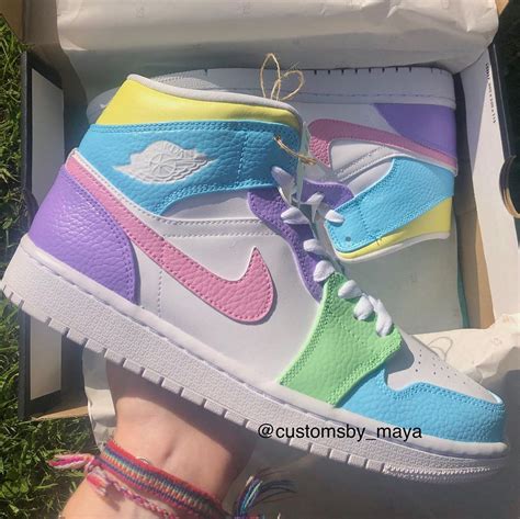 Pastel Jordan 1s Maya Corren On Instagram “pastel Custom Jordan 1s For Oliviabynature I Hope