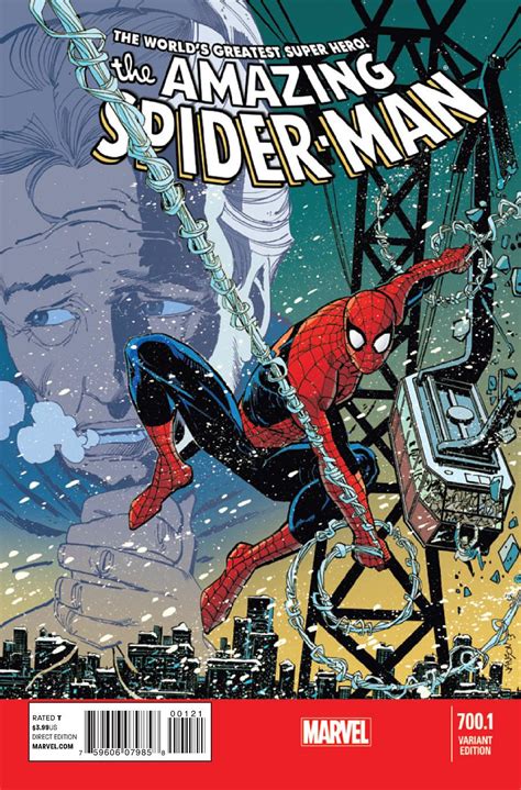 Amazing Spider Man 700 1 Preview Peter Parker Back In The Saddle By