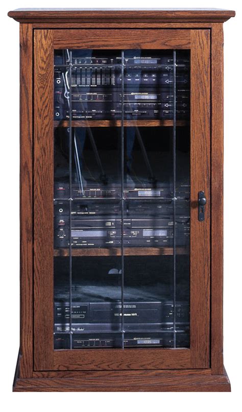 Oak Stereo Cabinets With Glass Doors Review Home Decor