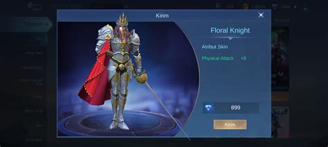 Jual Floral Knight Epic Skin Lancelot Mobile Legends VCGamers