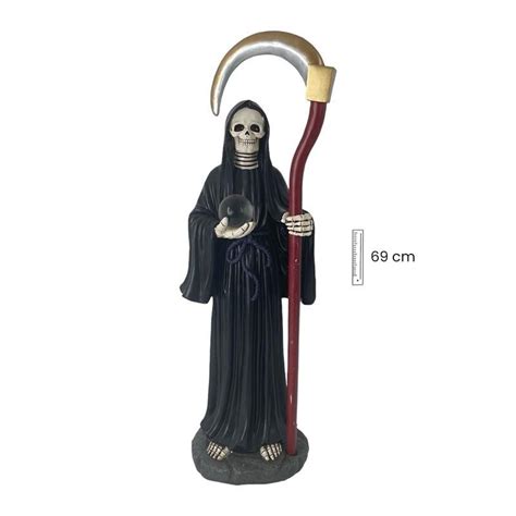 Santa Muerte Negra Cm