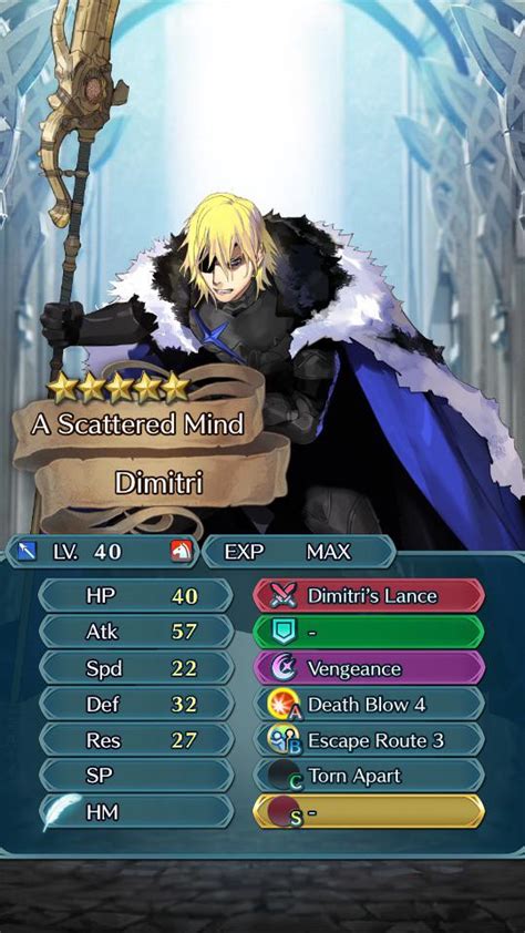 Dimitri post time skip concept unit : r/FireEmblemHeroes