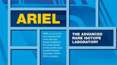 Ariel Advanced Rare Isotope Laboratory Triumf Canadas Particle