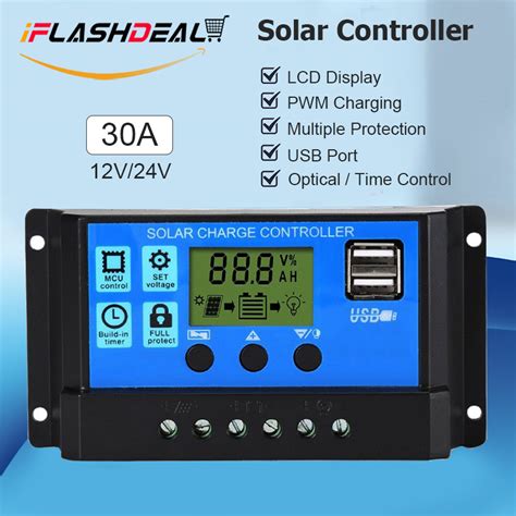 Iflashdeal A Solar Charge Controller Solar Panel Controller V V