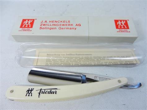 西洋剃刀 J A HENCKELS 72 1 2 SOLINGEN ZWILLINGSWERK Friodur INOX NO STAINヘン