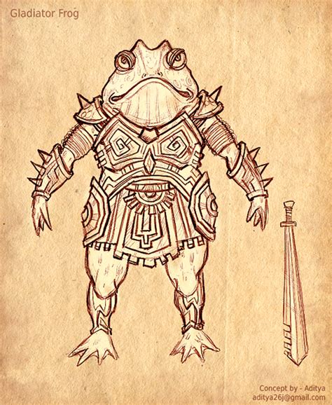 Goliath frog - Game concept art on Behance