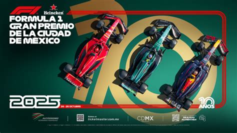 Gp México 2025 Revelan Póster Oficial Del Décimo Aniversario En