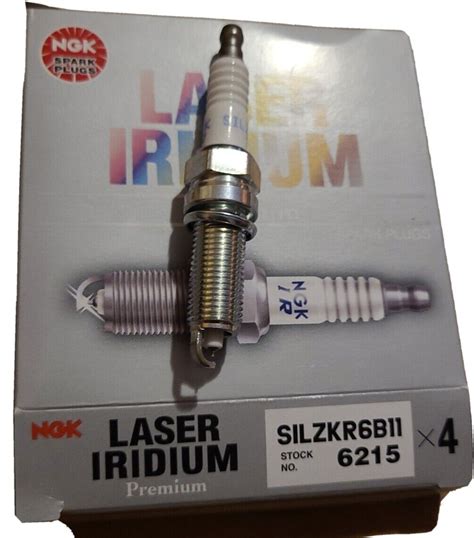 Set Of 4 Spark Plug Laser Iridium NGK SILZKR6B11 6215 EBay