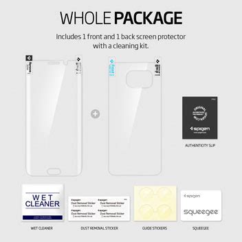 Spigen Full Body Samsung Galaxy S Edge Plus Curved Screen Protectors