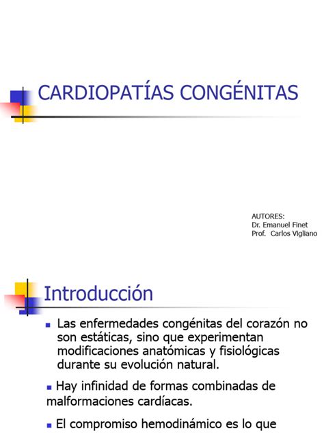 Cardiopatías Congénitas 2020 Pdf Defecto Cardiaco Congenito Corazón