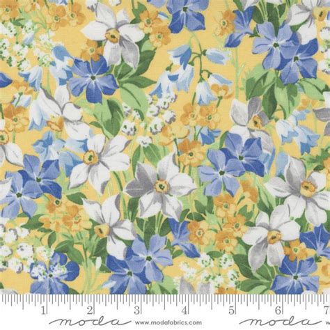 Summer Breeze 2023 Yellow Flower Garden By Moda 33681 12 752106715721