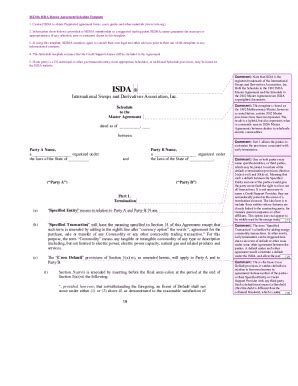 Fillable Online Isda Master Agreement Sample Clauses Sampleslaw