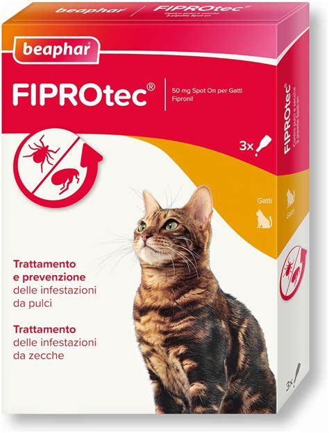 Beaphar Fiprotec Antiparassitario Per Gatti Protegge Da Pulci E Zecche