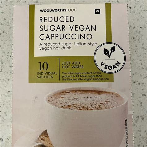 Woolworths Food Reduced Sugar Vegan Cappuccino Reviews Abillion