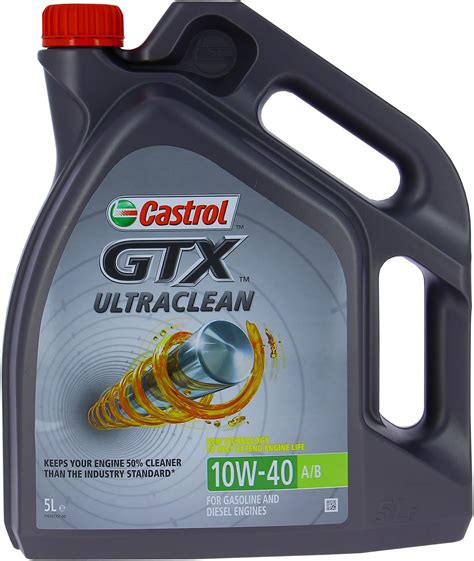 Amazonfr Castrol Gtx 10w 40 Huile Moteur 5l White