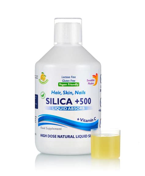 Siliciu Lichid 500 Mg Vitamina C Pt Păr Piele Unghii Articulații